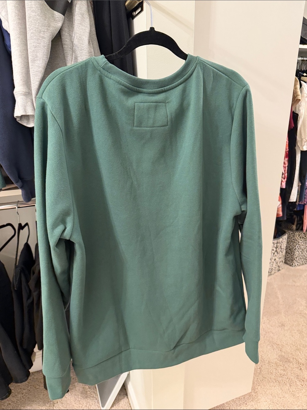 2026 Masters Green Crewneck Sweatshirt with White Logo - Picture 5 of 5